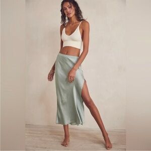 Free People Intimately Satin skirt
